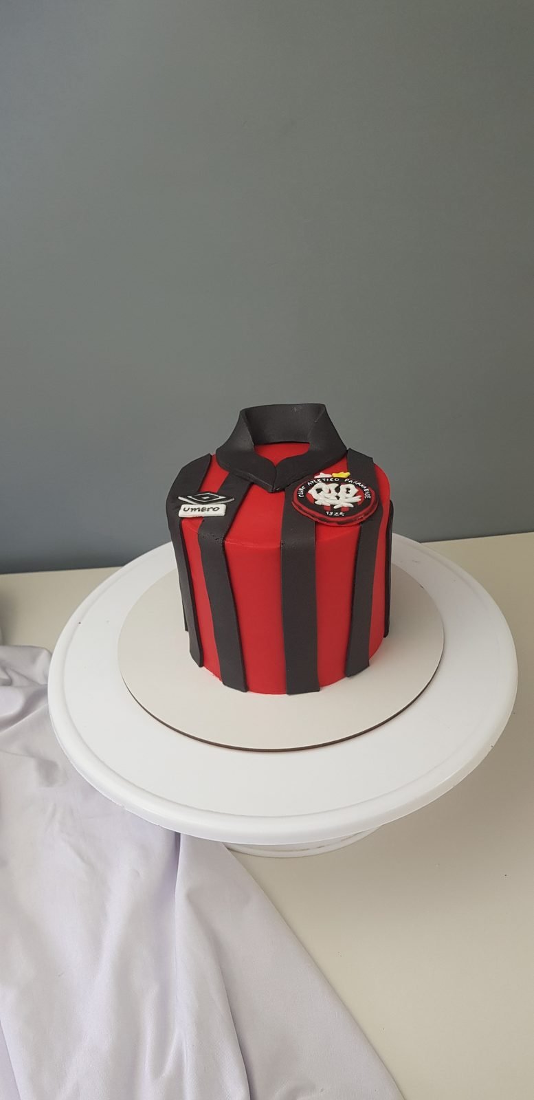 Bolo temático camisa de futebol